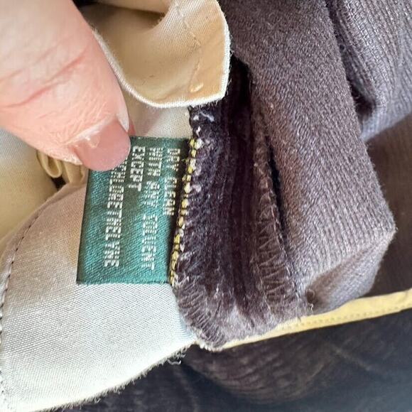 Vintage Lauren Ralph Lauren Straight Leg Corduroy Jeans Pants Trousers Black 8 - Picture 6 of 7